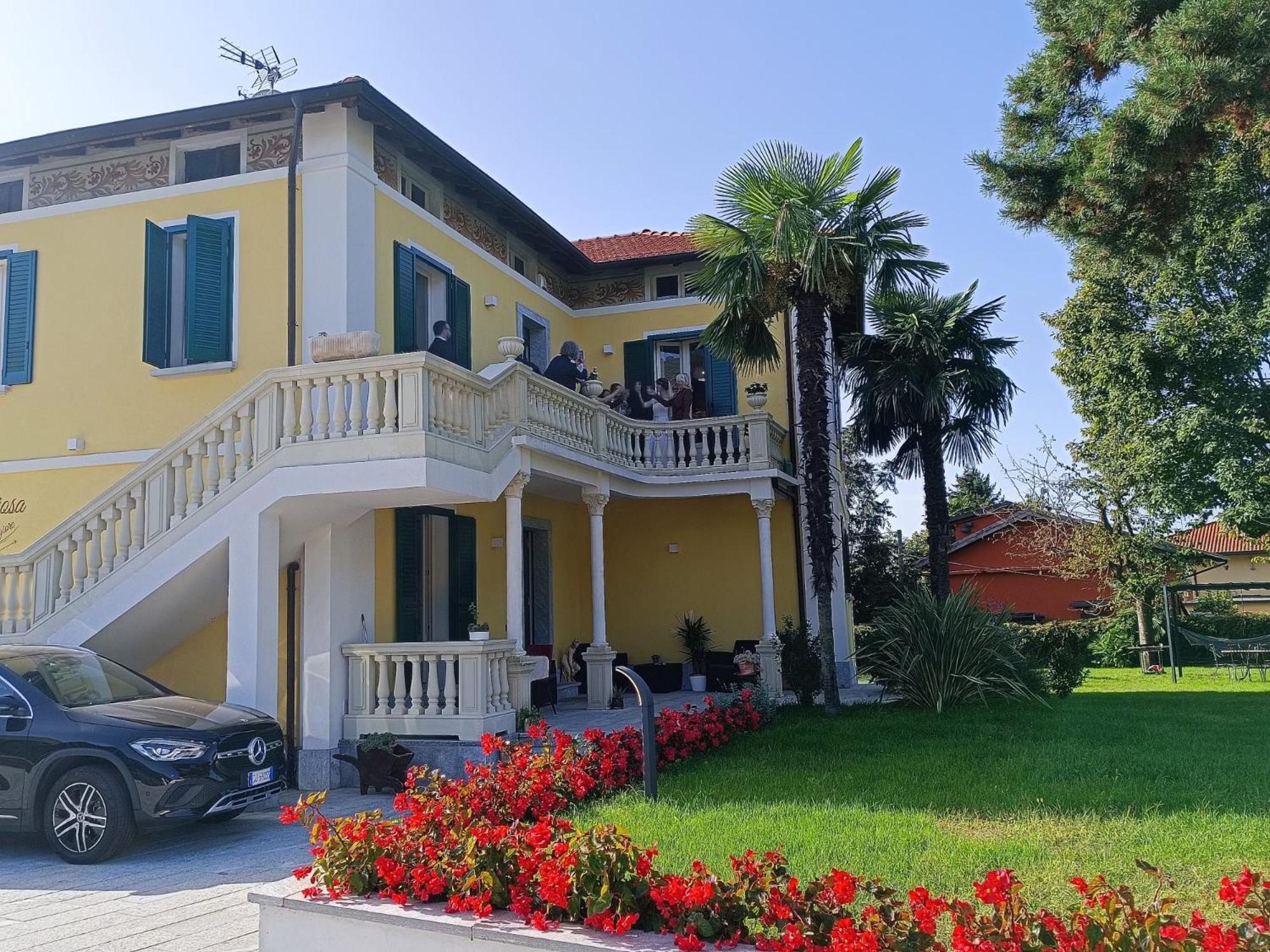 B&B Villa Preziosa Lago Maggiore Lesa Exterior foto